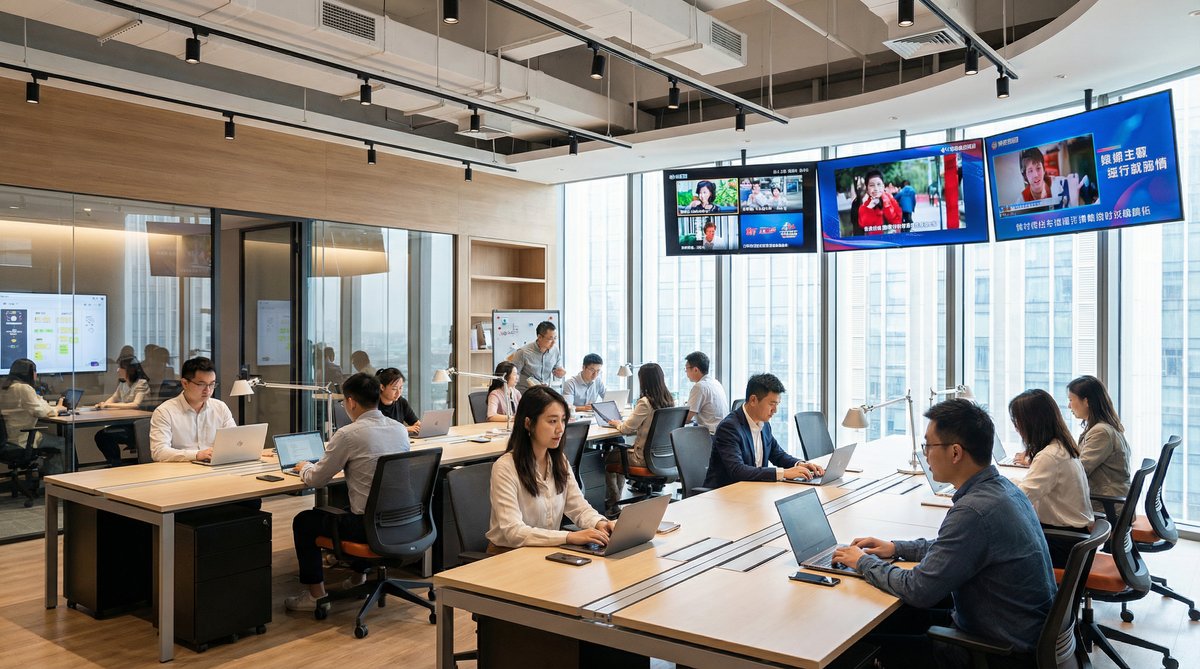 探花传媒公司办公室